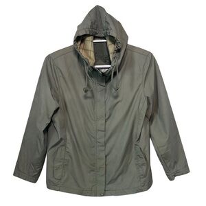 1 Madison Sage Hooded‎ Windbreaker Women’s Sz L